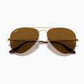 Okulary przeciwsłoneczne Ray-Ban Aviator Classic arista gold/brown polarized 3