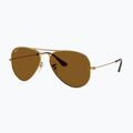 Okulary przeciwsłoneczne Ray-Ban Aviator Classic arista gold/brown polarized 4