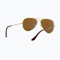 Okulary przeciwsłoneczne Ray-Ban Aviator Classic arista gold/brown polarized 6