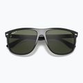 Okulary przeciwsłoneczne Ray-Ban Boyfriend black/dark green polarized 3