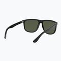 Okulary przeciwsłoneczne Ray-Ban Boyfriend black/dark green polarized 6