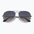 Okulary przeciwsłoneczne Ray-Ban Aviator Classic gunmetal/blue polarized 3