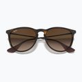 Okulary przeciwsłoneczne Ray-Ban Erika Classic matt havana/brown 3