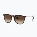 Okulary przeciwsłoneczne Ray-Ban Erika Classic matt havana/brown 4