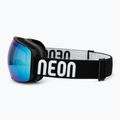Gogle narciarskie Neon Beam black/white/mirror acciaio 4