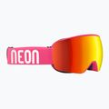 Gogle narciarskie Neon Beam pink/mirror red