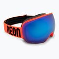 Gogle narciarskie Neon Beam red/mirror acciaio