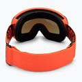 Gogle narciarskie Neon Beam red/mirror acciaio 3