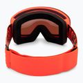 Gogle narciarskie Neon Light red/mirror acciaio 3