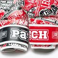 Rękawice bokserskie dziecięce LEONE 1947 Patch black/red 11