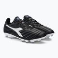 Buty piłkarskie męskie Diadora Brasil Elite 2 LT LP12 czarno-białe DD-101.179061-D0214-40 4