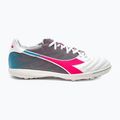 Buty piłkarskie męskie Diadora Brasil Elite Veloce GR TFR white/pink fluo/blue fluo 11
