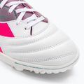 Buty piłkarskie męskie Diadora Brasil Elite Veloce GR TFR white/pink fluo/blue fluo 7