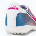 Buty piłkarskie męskie Diadora Brasil Elite Veloce GR TFR white/pink fluo/blue fluo 9