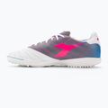 Buty piłkarskie męskie Diadora Brasil Elite Veloce GR TFR white/pink fluo/blue fluo 10