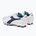 Buty piłkarskie dziecięce Diadora Brasil 2 R LPU JR white/navy 3
