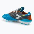 Buty piłkarskie męskie Diadora Brasil Elite Veloce GR ITA LPX blue fluo/white/orange 3