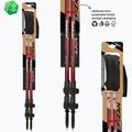 Kije trekkingowe Fizan Trek Pro L dark red 6