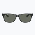 Okulary przeciwsłoneczne Ray-Ban New Wayfarer Classic matt black transparent/green g-15 2