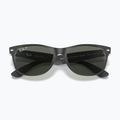 Okulary przeciwsłoneczne Ray-Ban New Wayfarer Classic matt black transparent/green g-15 3