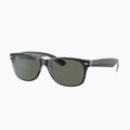 Okulary przeciwsłoneczne Ray-Ban New Wayfarer Classic matt black transparent/green g-15 4