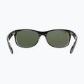 Okulary przeciwsłoneczne Ray-Ban New Wayfarer Classic matt black transparent/green g-15 5