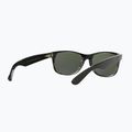 Okulary przeciwsłoneczne Ray-Ban New Wayfarer Classic matt black transparent/green g-15 6