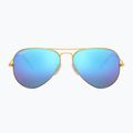 Okulary przeciwsłoneczne Ray-Ban Aviator Classic matt gold/blue polarized 2