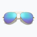 Okulary przeciwsłoneczne Ray-Ban Aviator Classic matt gold/blue polarized 3