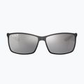 Okulary przeciwsłoneczne Ray-Ban RB4179 Liteforce matt black/silver polarized 2
