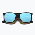 Okulary przeciwsłoneczne Ray-Ban Justin Classic matt black gum/blue mirror 3