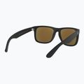 Okulary przeciwsłoneczne Ray-Ban Justin Classic matt black gum/blue mirror 6
