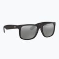 Okulary przeciwsłoneczne Ray-Ban Justin Classic matt black/silver grey mirror