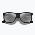 Okulary przeciwsłoneczne Ray-Ban Justin Classic matt black/silver grey mirror 3
