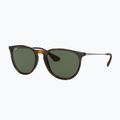 Okulary przeciwsłoneczne Ray-Ban Erika Classic light havana/green g-15 4
