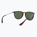 Okulary przeciwsłoneczne Ray-Ban Erika Classic light havana/green g-15 6