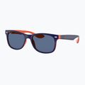 Okulary przeciwsłoneczne dziecięce Ray-Ban New Wayfarer matt black/blue 4