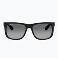 Okulary przeciwsłoneczne Ray-Ban Justin Classic matt black gum/dark grey 2
