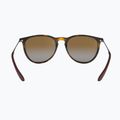 Okulary przeciwsłoneczne Ray-Ban Erika Classic light havana/brown polarized 5