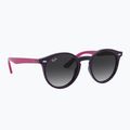 Okulary przeciwsłoneczne dziecięce Ray-Ban RB9064S polished violet/grey gradient