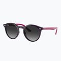 Okulary przeciwsłoneczne dziecięce Ray-Ban RB9064S polished violet/grey gradient 4