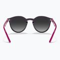 Okulary przeciwsłoneczne dziecięce Ray-Ban RB9064S polished violet/grey gradient 5