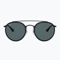 Okulary przeciwsłoneczne Ray-Ban Round Double Bridge black/blue/grey 2