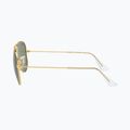 Okulary przeciwsłoneczne dziecięce Ray-Ban Aviator arista gold/dark green 7