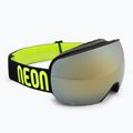 Gogle narciarskie Neon Beam black/yellow/mirror bronze