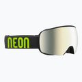 Gogle narciarskie Neon Beam black/yellow/mirror bronze
