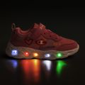 Buty dziecięce Champion Funfair Print G PS Low Cut blue burgundy/flash/fluorescent pink 8