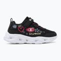 Buty dziecięce Champion Funfair Print G PS Low Cut new black/fluorescent pink/imperial light blue 2