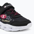 Buty dziecięce Champion Funfair Print G PS Low Cut new black/fluorescent pink/imperial light blue 7