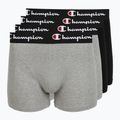 Bokserki męskie Champion Trunk Knit oxford grey melange/oxford grey melange/black